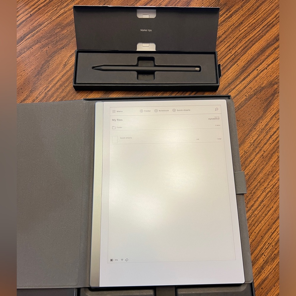 Remarkable2 tablet